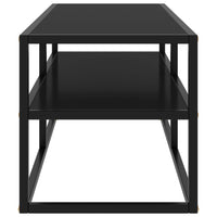 Thumbnail for TV-Schrank Schwarz mit schwarzem Glas 100x40x40 cm