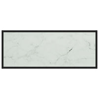 Thumbnail for TV-Schrank Schwarz mit Weißer Marmor-Optik Glas 100x40x40 cm