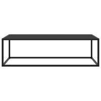Thumbnail for Couchtisch Schwarz mit Schwarzem Glas 120x50x35 cm