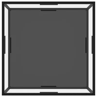 Thumbnail for Couchtisch Transparent und Schwarz 80x80x35 cm Hartglas