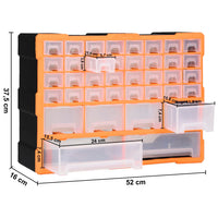 Thumbnail for Multi-Schubladen-Organizer mit 40 Schubladen 52x16x37,5 cm