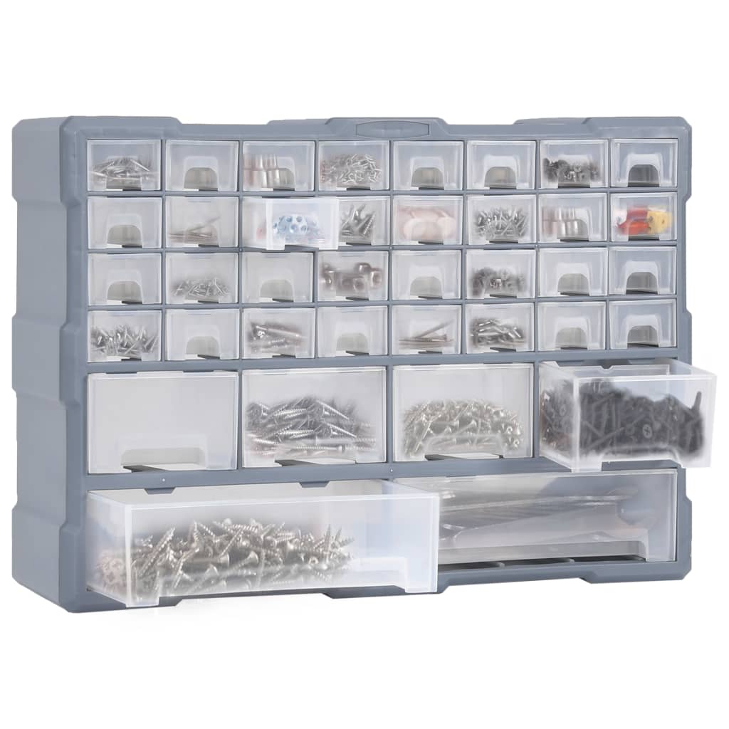 Multi-Schubladen-Organizer mit 40 Schubladen 52x16x37,5 cm