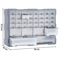 Thumbnail for Multi-Schubladen-Organizer mit 40 Schubladen 52x16x37,5 cm