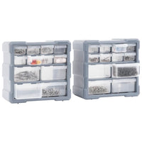 Thumbnail for Multi-Schubladen-Organizer 2 Stk. 12 Schubladen 26,5x16x26 cm