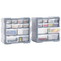 Thumbnail for Multi-Schubladen-Organizer 2 Stk. 12 Schubladen 26,5x16x26 cm
