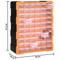Thumbnail for Multi-Schubladen-Organizer mit 60 Schubladen 38x16x47,5 cm