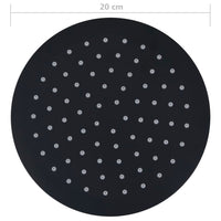 Thumbnail for Regenbrause Edelstahl 20 cm Rund Schwarz
