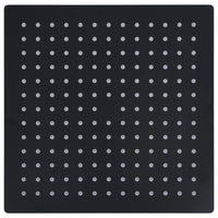 Thumbnail for Regenbrause Edelstahl 30x30 cm Quadrat Schwarz