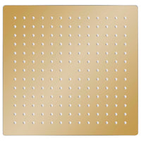 Thumbnail for Regenbrause Edelstahl 30x30 cm Quadrat Golden