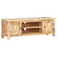Thumbnail for TV-Schrank 120x30x40 cm Raues Mangoholz