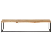 Thumbnail for Garderobe mit Naturkante 100x35x22 cm Massivholz Akazie