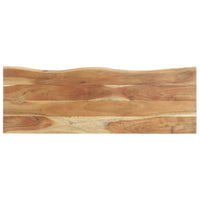 Thumbnail for Garderobe mit Naturkante 100x35x22 cm Massivholz Akazie