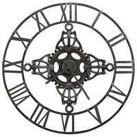 Thumbnail for Wanduhr Silbern 78 cm Metall