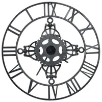 Thumbnail for Wanduhr Silbern 78 cm Metall