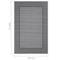 Thumbnail for Outdoor-Teppich Grau 120x180 cm PP