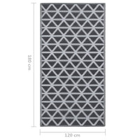 Thumbnail for Outdoor-Teppich Schwarz 120x180 cm PP
