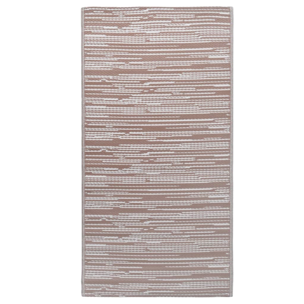 Outdoor-Teppich Braun 190x290 cm PP