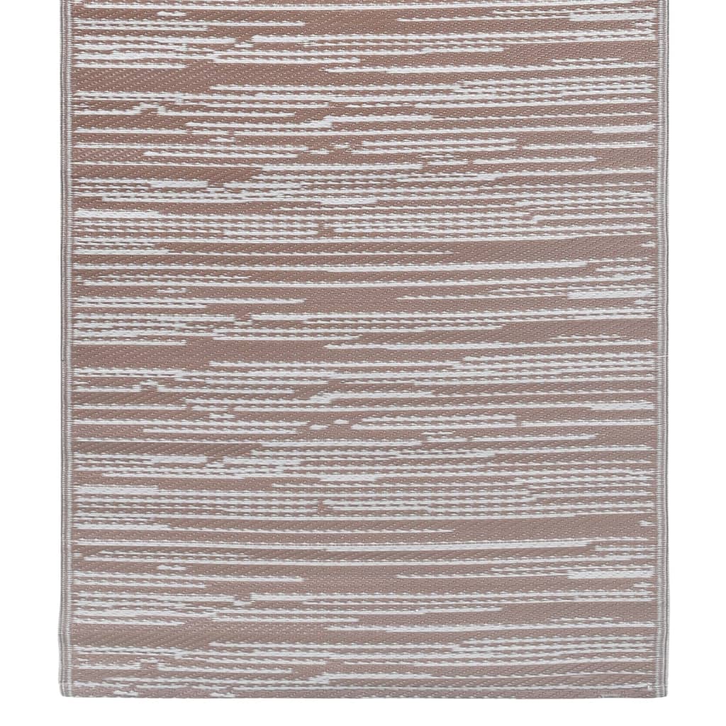 Outdoor-Teppich Braun 190x290 cm PP