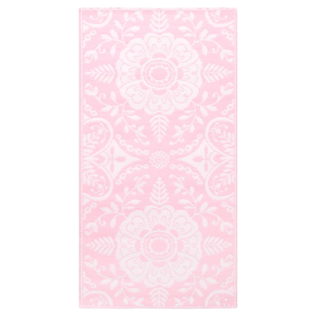 Outdoor-Teppich Rosa 80x150 cm PP
