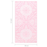 Thumbnail for Outdoor-Teppich Rosa 80x150 cm PP