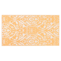 Thumbnail for Outdoor-Teppich Orange und Weiß 80x150 cm PP