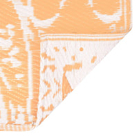Thumbnail for Outdoor-Teppich Orange und Weiß 80x150 cm PP