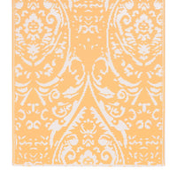 Thumbnail for Outdoor-Teppich Orange und Weiß 120x180 cm PP