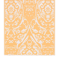 Thumbnail for Outdoor-Teppich Orange und Weiß 160x230 cm PP