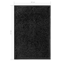 Thumbnail for Fußmatte Waschbar Schwarz 40x60 cm