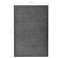 Thumbnail for Fußmatte Waschbar Anthrazit 60x90 cm