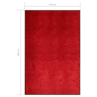 Thumbnail for Fußmatte Waschbar Rot 120x180 cm