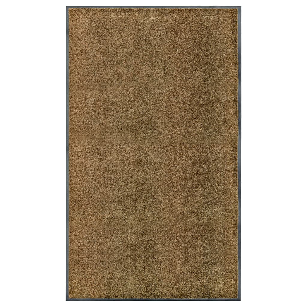 Fußmatte Waschbar Braun 90x150 cm