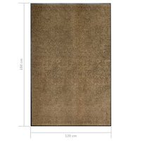 Thumbnail for Fußmatte Waschbar Braun 120x180 cm