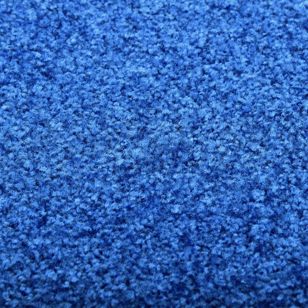Fußmatte Waschbar Blau 90x120 cm