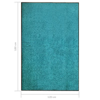 Thumbnail for Fußmatte Waschbar Cyan 120x180 cm