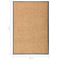 Thumbnail for Fußmatte Waschbar Creme 60x90 cm