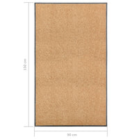 Thumbnail for Fußmatte Waschbar Creme 90x150 cm