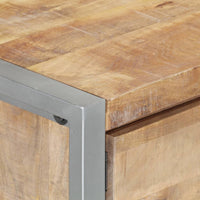 Thumbnail for Couchtisch 95x50x40 cm Raues Mangoholz
