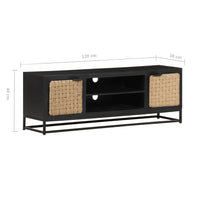 Thumbnail for TV-Schrank 120x30x40 cm Massivholz Mango