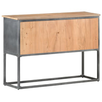 Thumbnail for Sideboard Grau 100x30x70 cm Massivholz Akazie