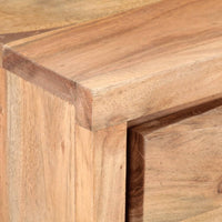 Thumbnail for Konsolentisch 100x35x76 cm Massivholz Akazie mit Naturkanten