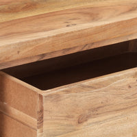 Thumbnail for Konsolentisch 100x35x76 cm Massivholz Akazie mit Naturkanten