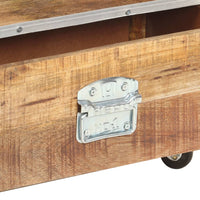 Thumbnail for Bücherregal 56x28x163 cm Raues Mango-Massivholz