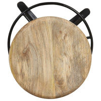 Thumbnail for Barhocker 2 Stk. 52 cm Mango Massivholz
