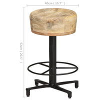 Thumbnail for Barhocker 2 Stk. 52 cm Mango Massivholz