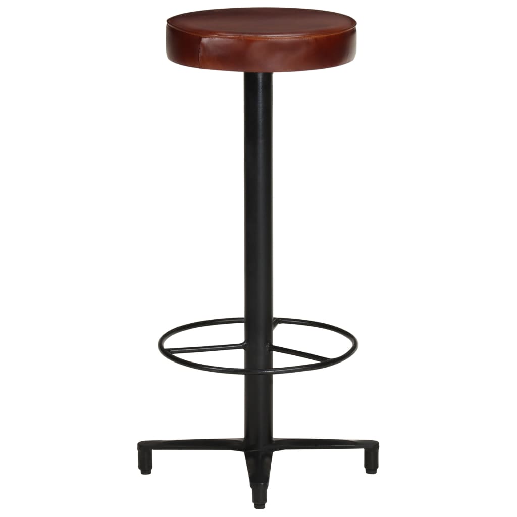 Barhocker 2 Stk. 76 cm Echtleder