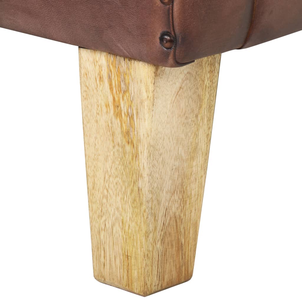 Sessel Braun Echtleder