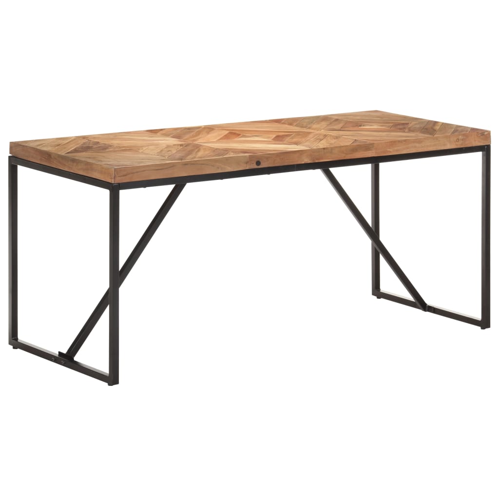 Esstisch 160x70x76 cm Massivholz Akazie und Mango