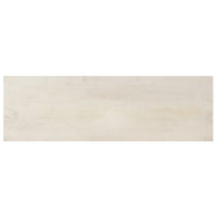 Thumbnail for Konsolentisch Weiß 115x35x77 cm Raues Mangoholz