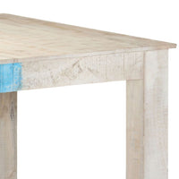 Thumbnail for Esstisch Weiß 180x90x76 cm Mango Massivholz